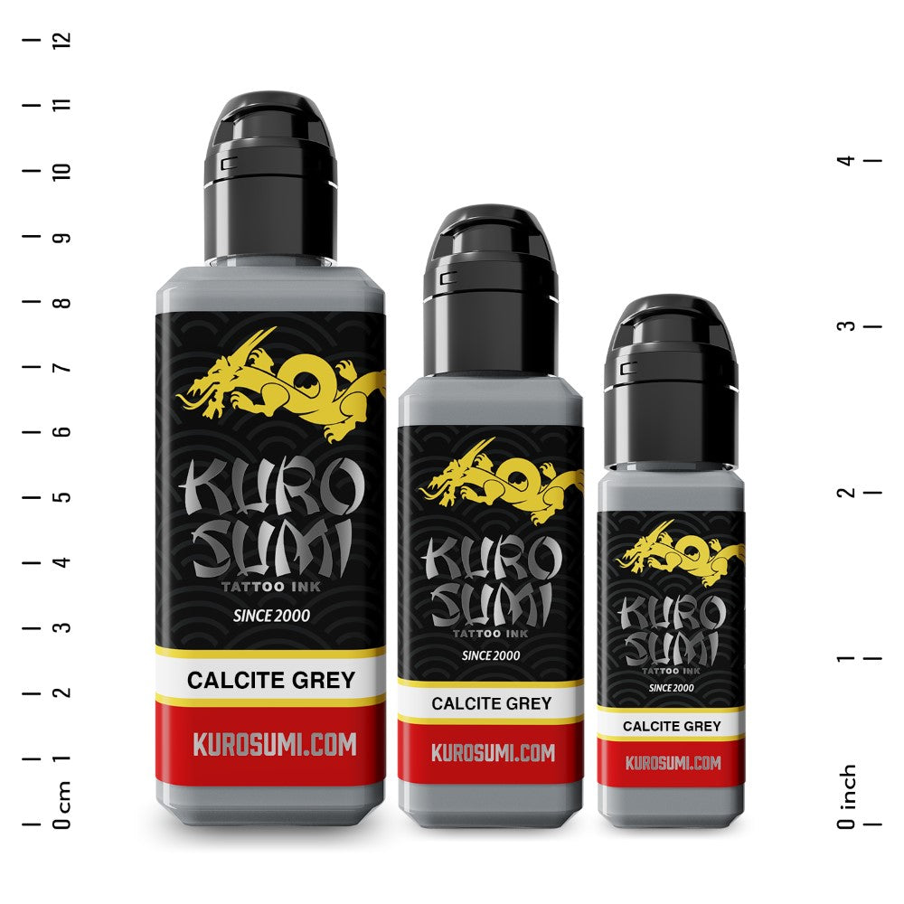 Calcite Grey — Kuro Sumi Tattoo Ink — Pick Size