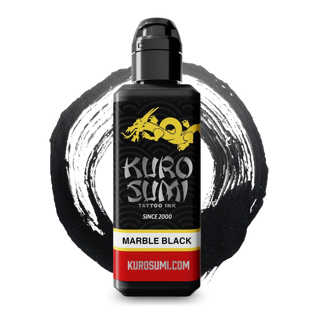 Marble Black — Kuro Sumi Tattoo Ink — Pick Size