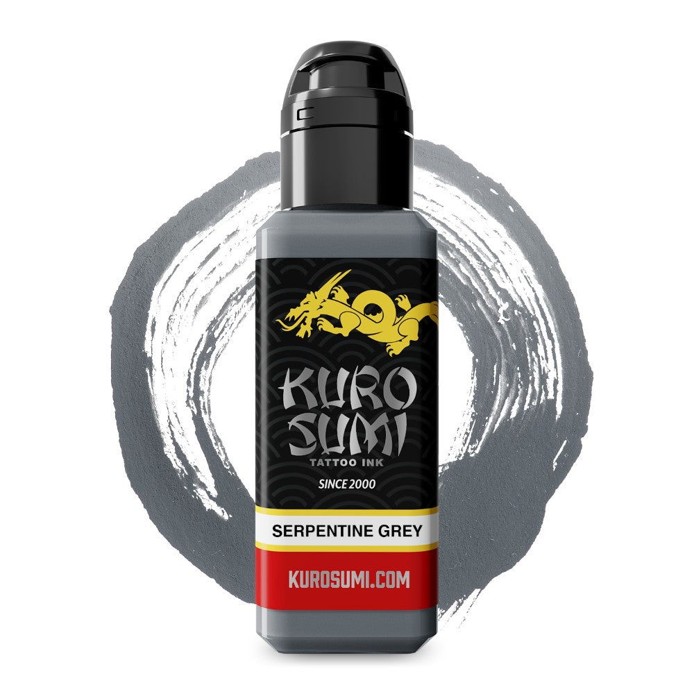 Serpentine Grey — Kuro Sumi Tattoo Ink — Pick Size