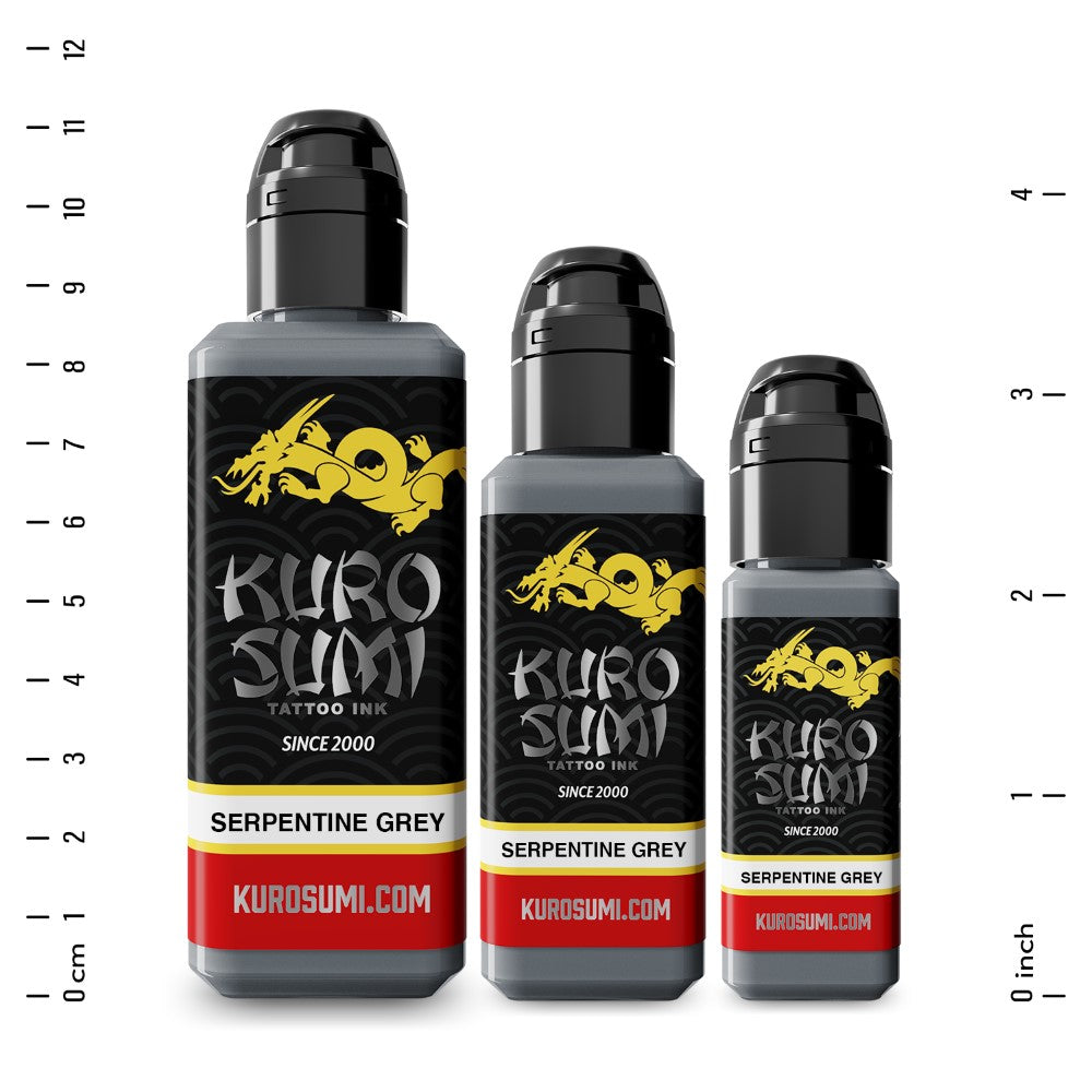 Serpentine Grey — Kuro Sumi Tattoo Ink — Pick Size