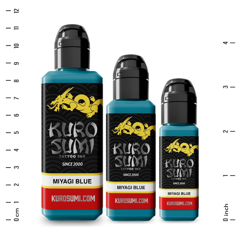 MIyagi Blue — Kuro Sumi Tattoo Ink — Pick Size