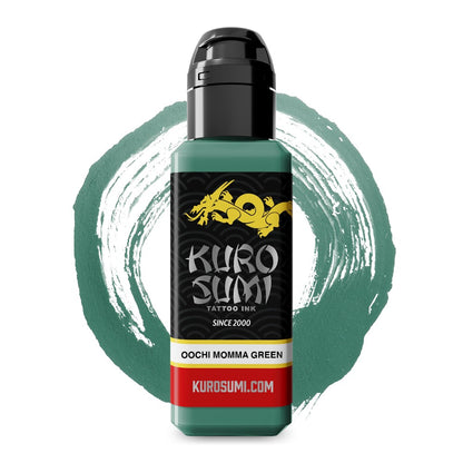 Oochi Momma Green — Kuro Sumi Tattoo Ink — Pick Size - Painful Pleasures
