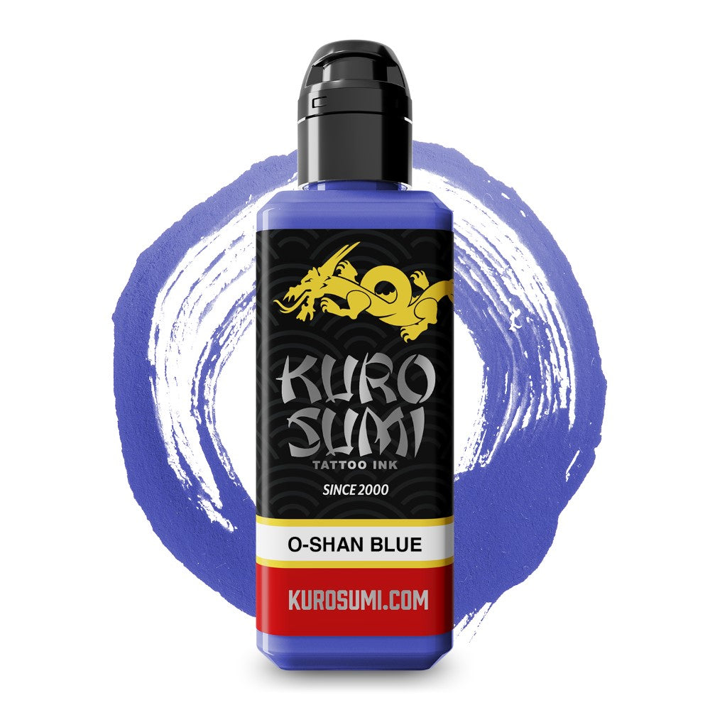 O-Shan Blue — Kuro Sumi Tattoo Ink — Pick Size