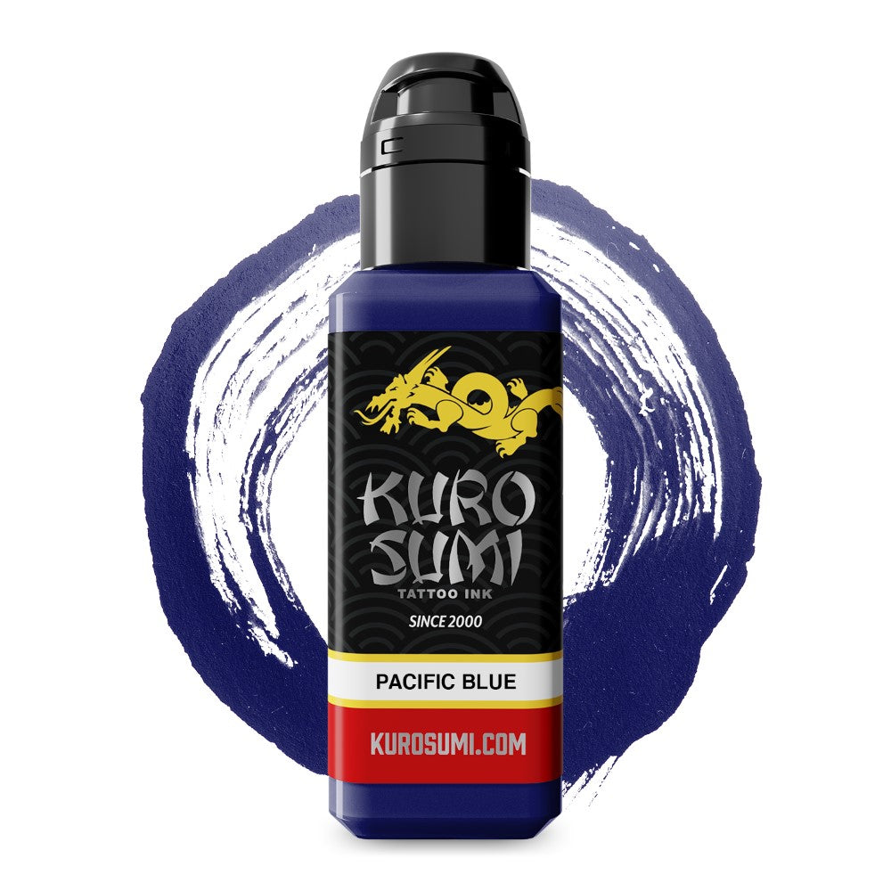 Pacific Blue — Kuro Sumi Tattoo Ink — Pick Size