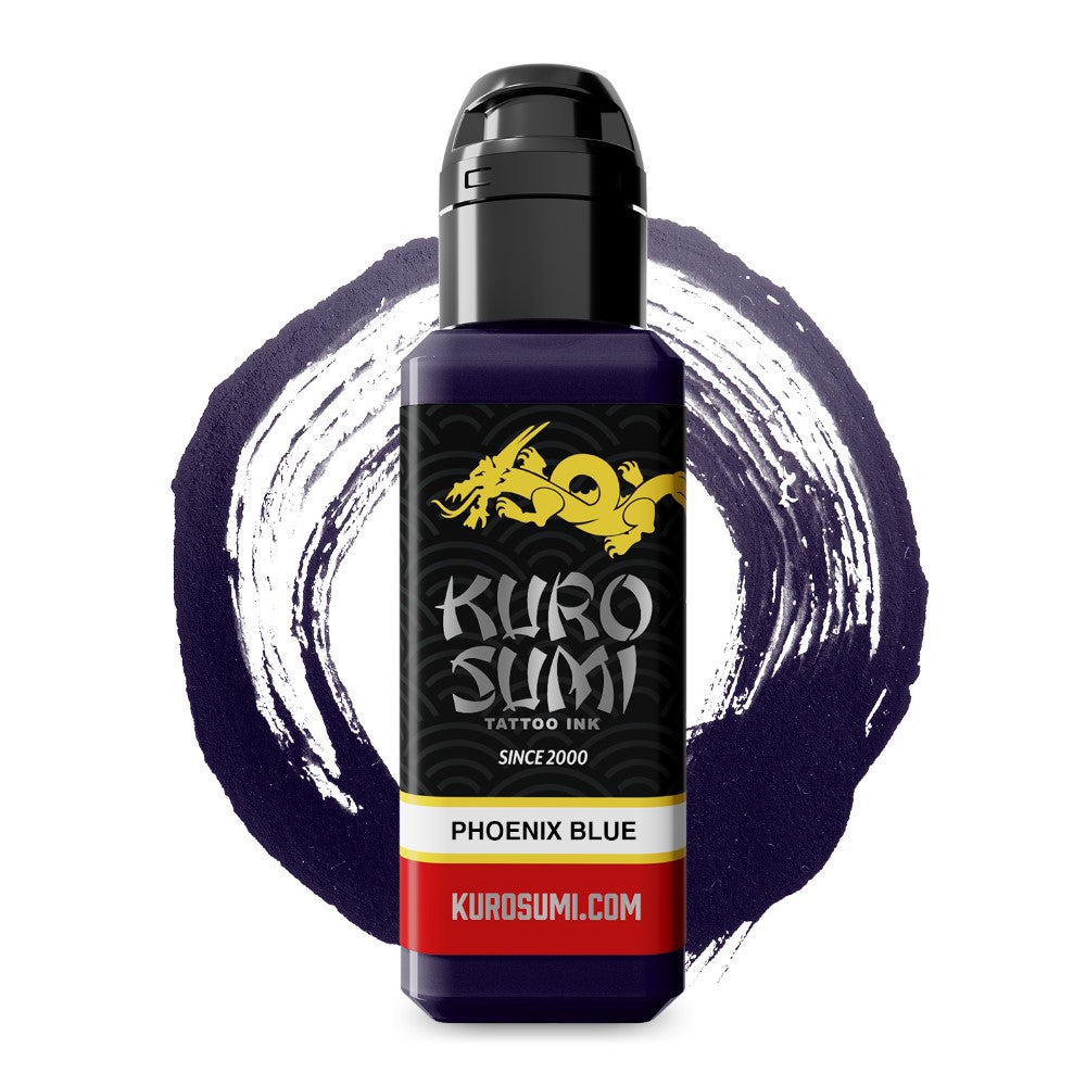 Phoenix Blue — Kuro Sumi Tattoo Ink — Pick Size