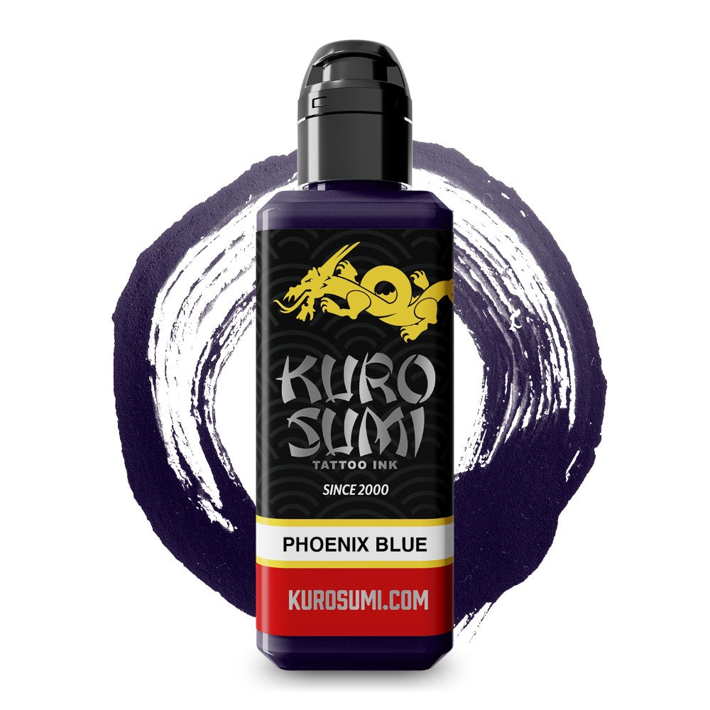 Phoenix Blue — Kuro Sumi Tattoo Ink — Pick Size