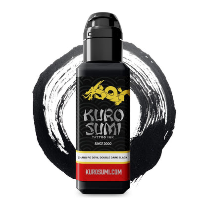 Zhang Po Devil Double Dark Black — Kuro Sumi Tattoo Ink — Pick Size - Painful Pleasures