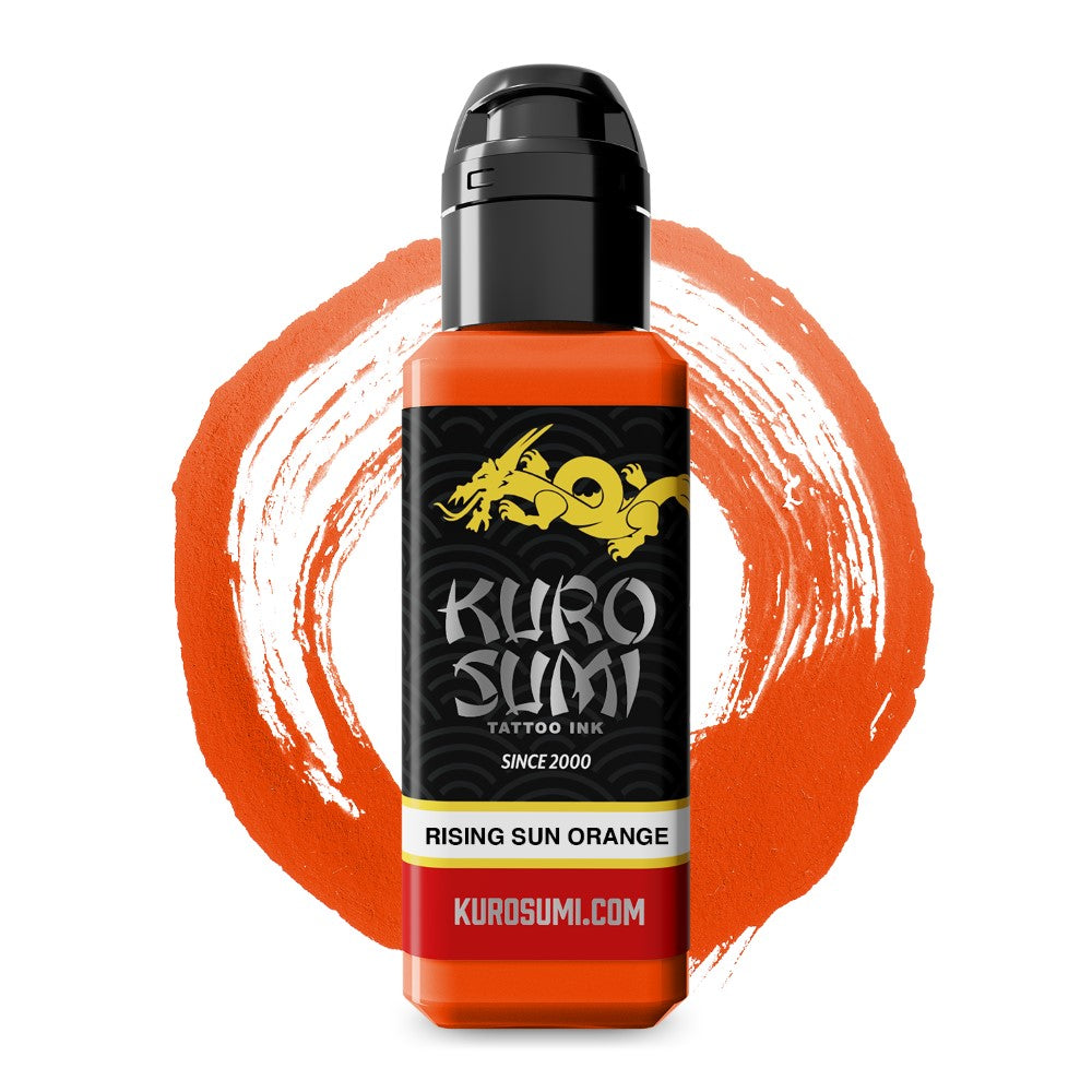 Rising Sun Orange — Kuro Sumi Tattoo Ink — Pick Size