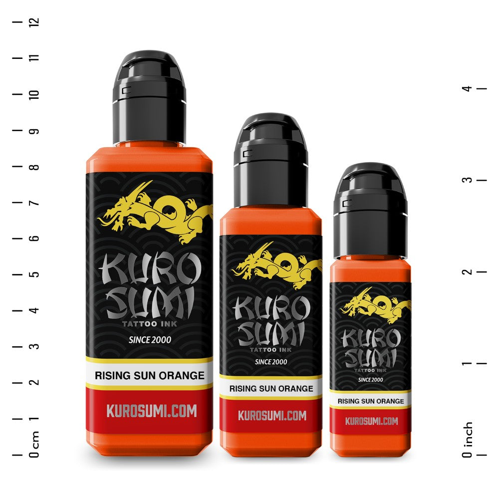 Rising Sun Orange — Kuro Sumi Tattoo Ink — Pick Size