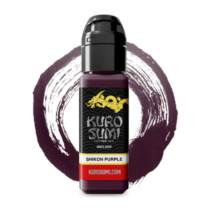 Shikon Purple — Kuro Sumi Tattoo Ink — Pick Size - Painful Pleasures