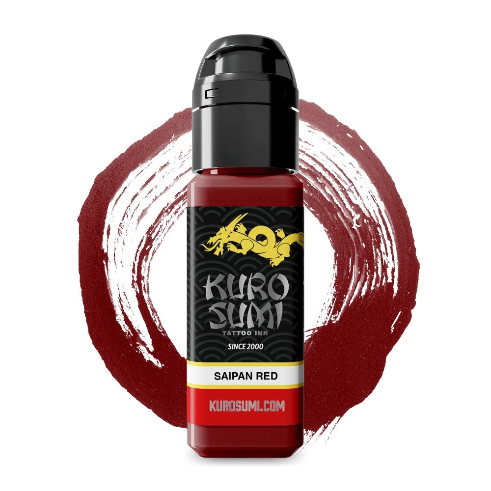 Saipan Red — Kuro Sumi Tattoo Ink — Pick Size