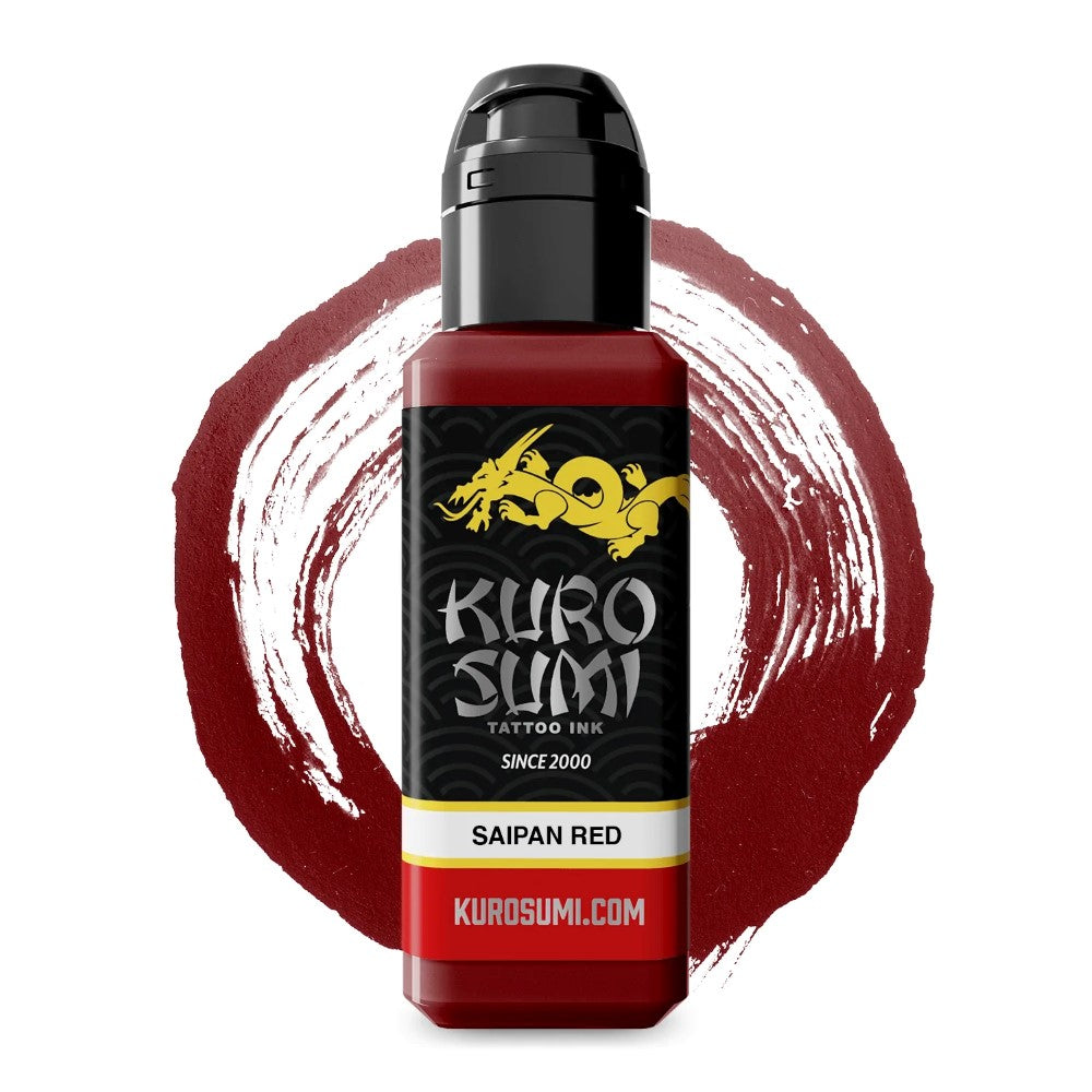 Saipan Red — Kuro Sumi Tattoo Ink — Pick Size