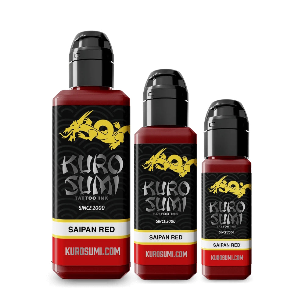 Saipan Red — Kuro Sumi Tattoo Ink — Pick Size