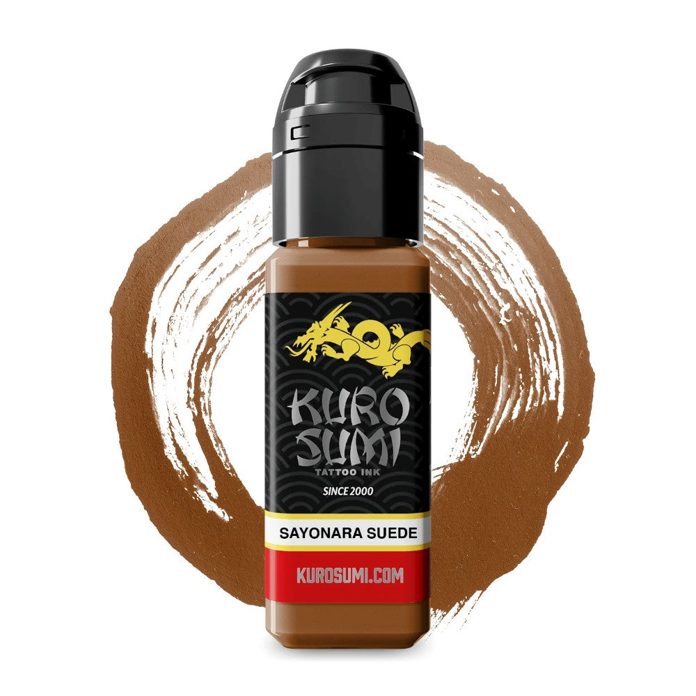 Sayonara Suede — Kuro Sumi Tattoo Ink — Pick Size