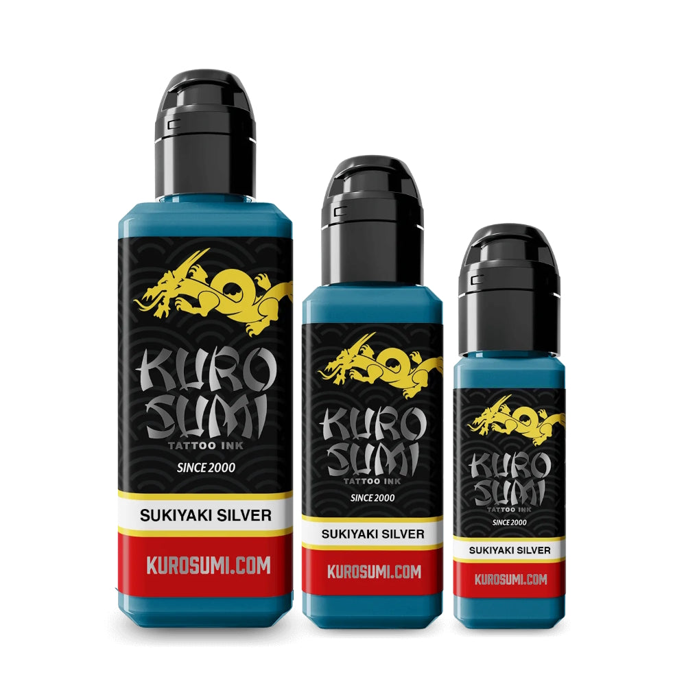 Sukiyaki Silver — Kuro Sumi Tattoo Ink — Pick Size