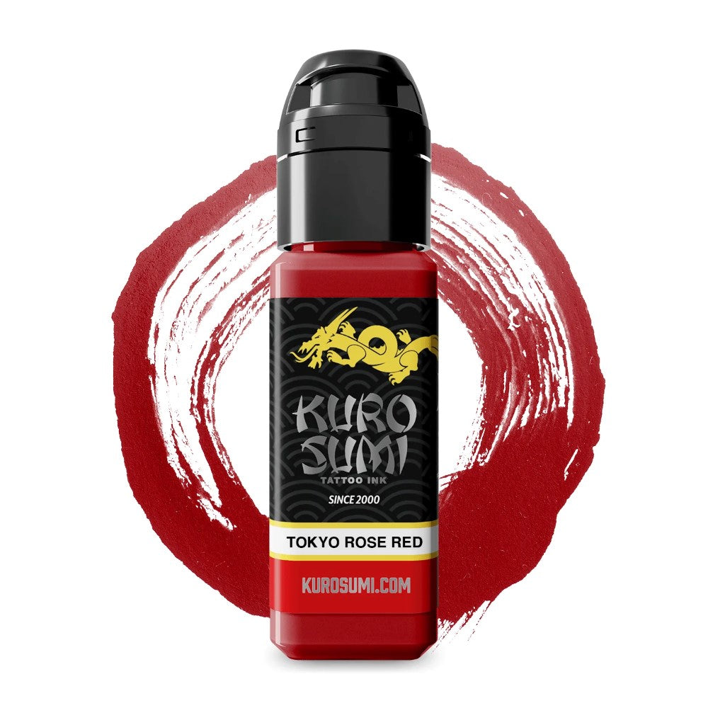 Tokyo Rose Red — Kuro Sumi Tattoo Ink — Pick Size