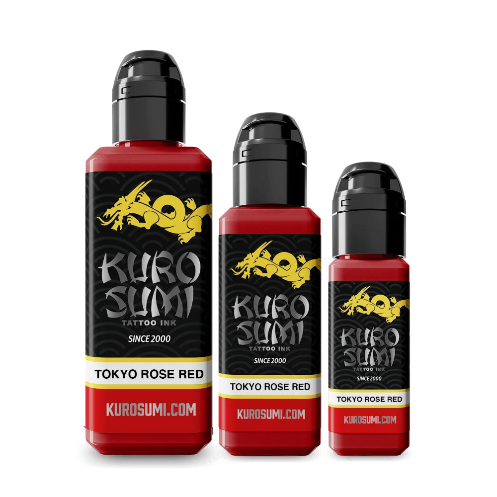 Tokyo Rose Red — Kuro Sumi Tattoo Ink — Pick Size