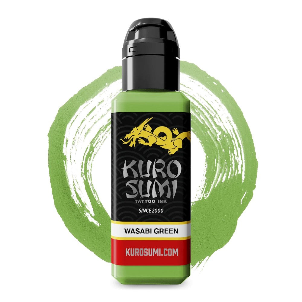 Wasabi Green — Kuro Sumi Tattoo Ink — Pick Size