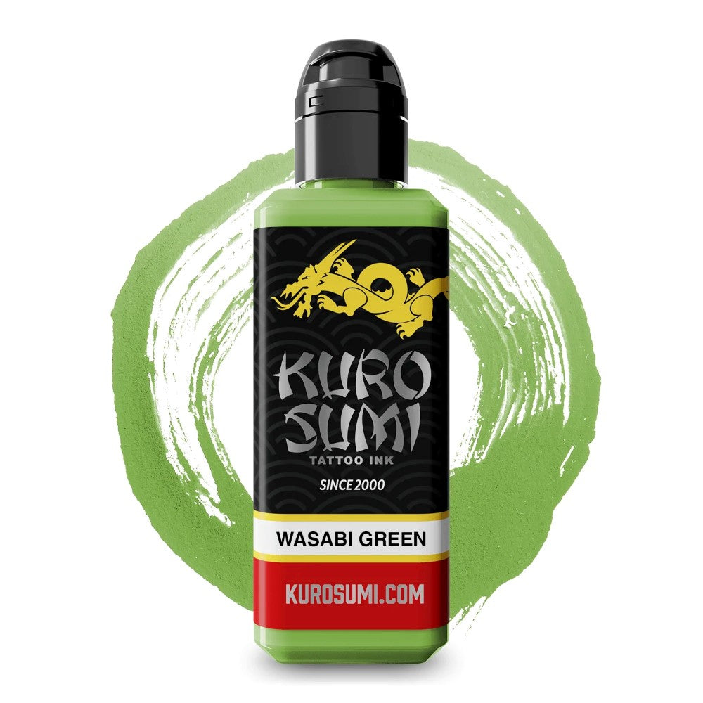 Wasabi Green — Kuro Sumi Tattoo Ink — Pick Size