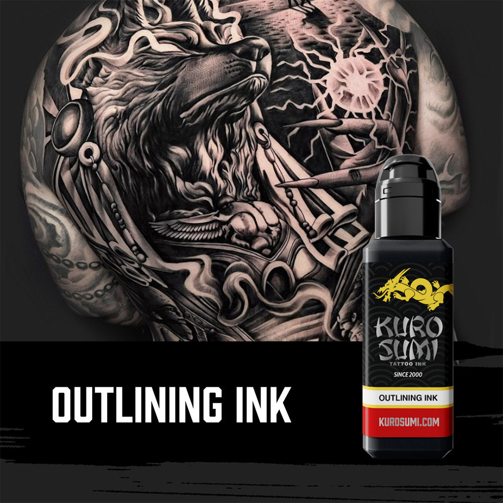 Outlining Ink — Kuro Sumi Tattoo Ink — Pick Size