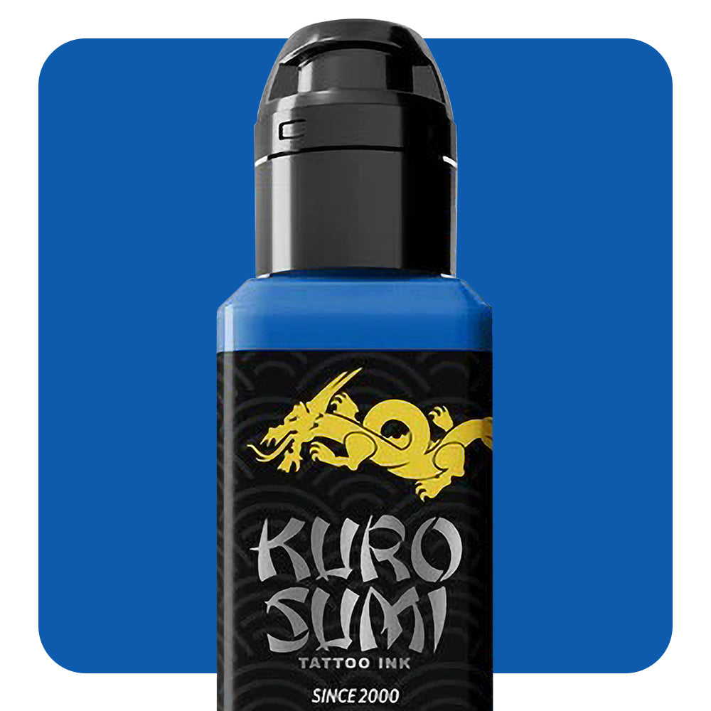 Buddha Blue — Kuro Sumi Tattoo Ink — Pick Size - Painful Pleasures