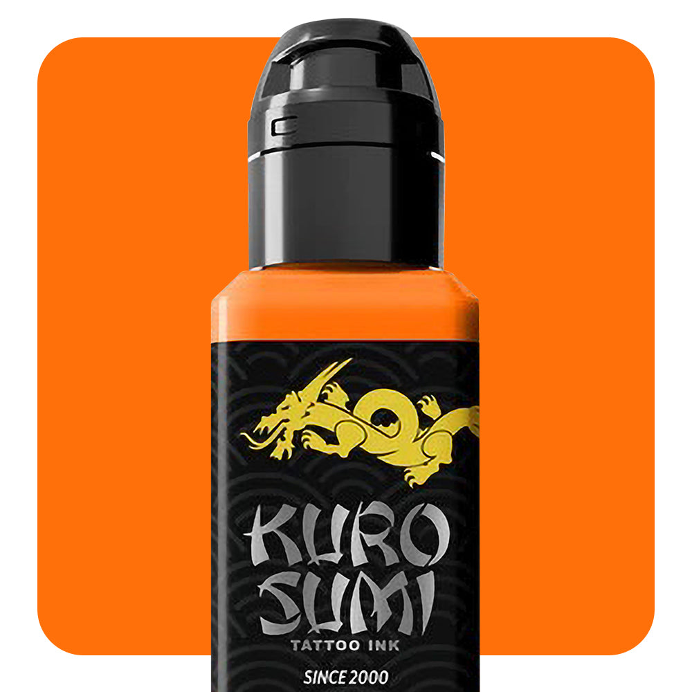Okinawa Orange — Kuro Sumi Tattoo Ink — Pick Size - Painful Pleasures