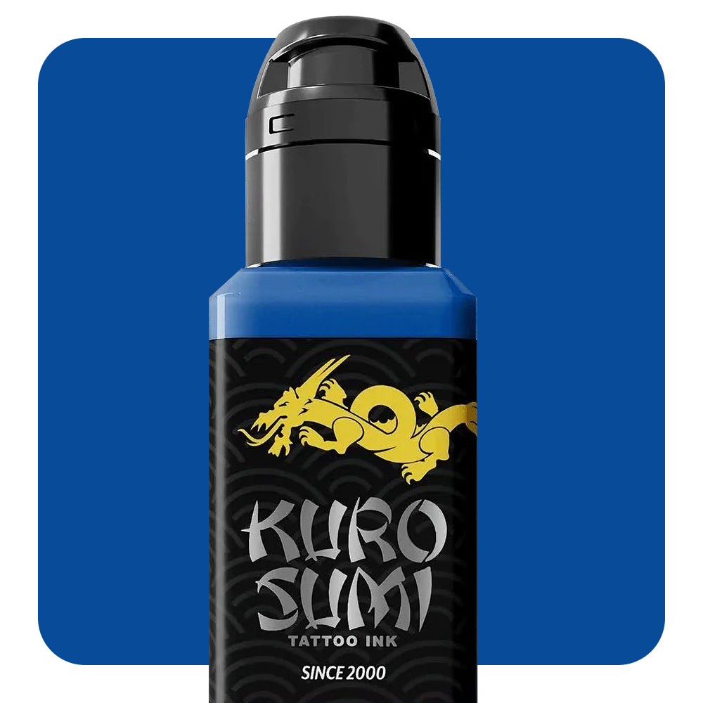 Tsunami Blue — Kuro Sumi Tattoo Ink — Pick Size