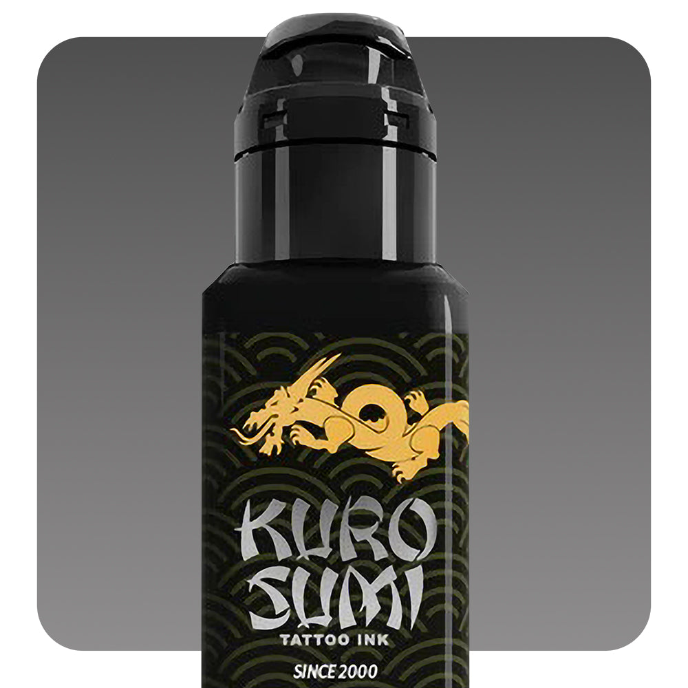 Zhang Po Saint Greywash (Mid-Tone) — Kuro Sumi Tattoo Ink — Pick Size