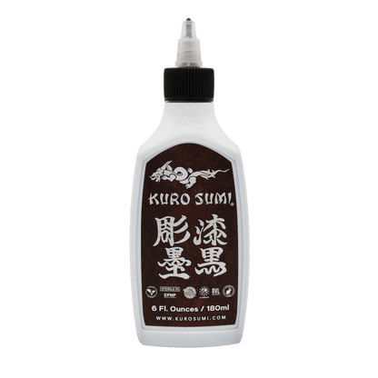 Lining & Shading Set  — Kuro Sumi Tattoo Ink — Pick Size - Painful Pleasures