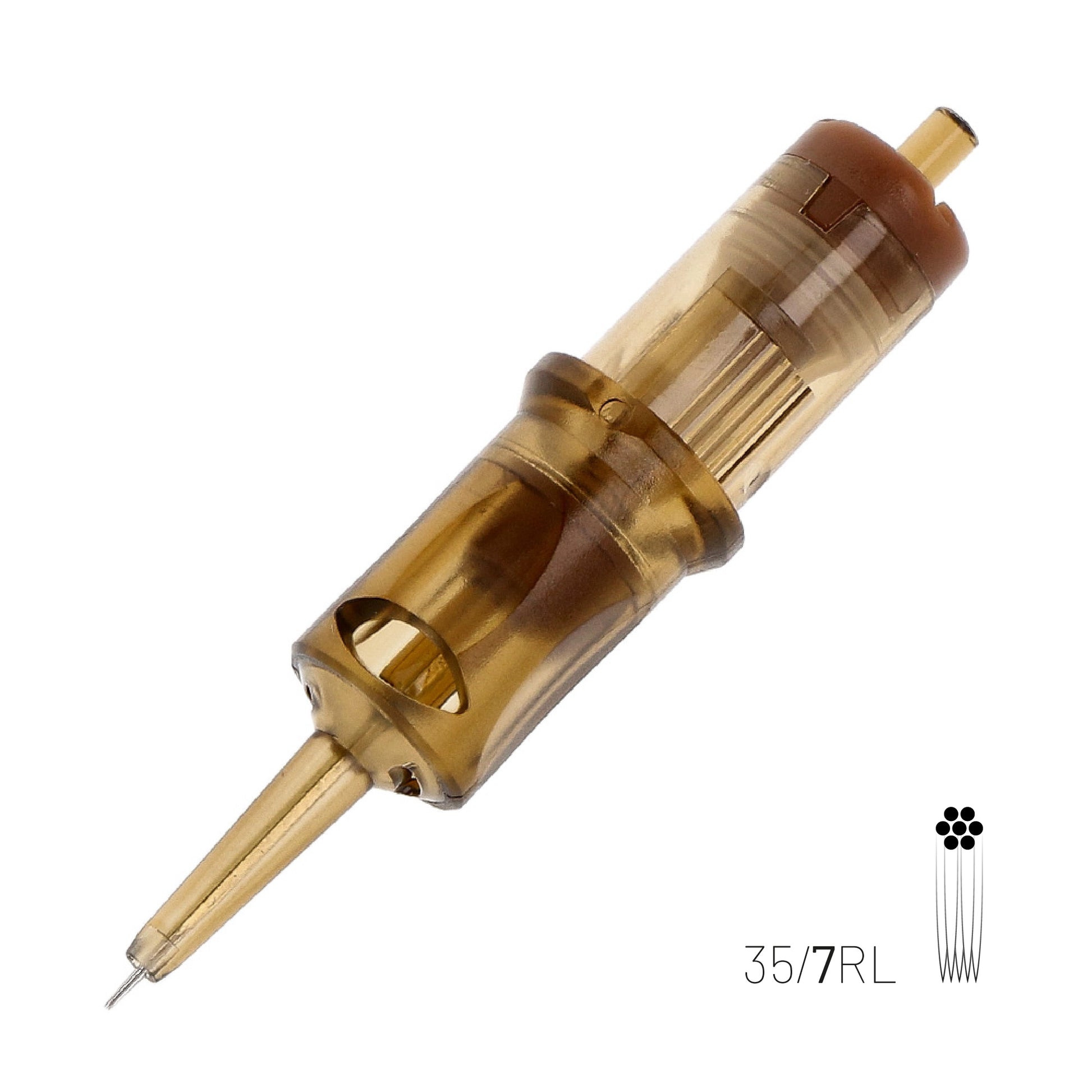 7 Round Liner 0.35mm Long Taper - 35/7RLLT - 06