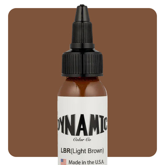 Dynamic Light Brown Tattoo Ink - 1oz. Bottle