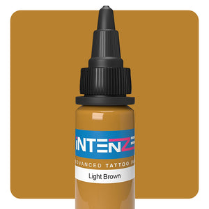 Light Brown — Intenze Tattoo Ink — Pick Size - Painful Pleasures