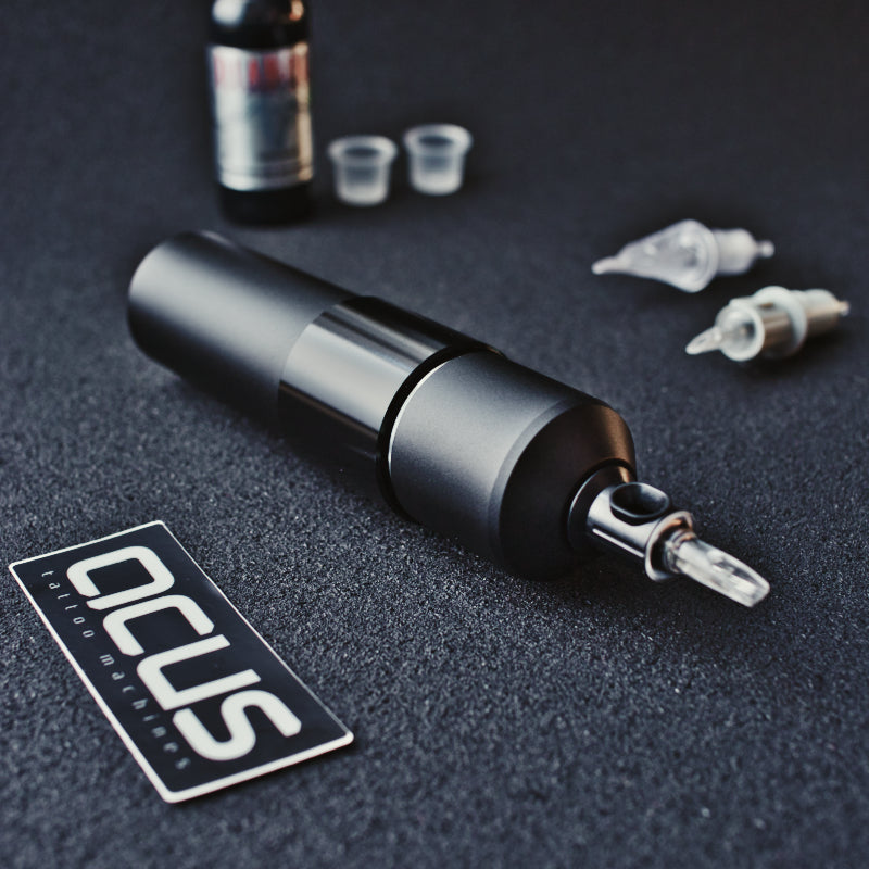 ACUS M1 Wireless Tattoo Machine — Pick Grip Size