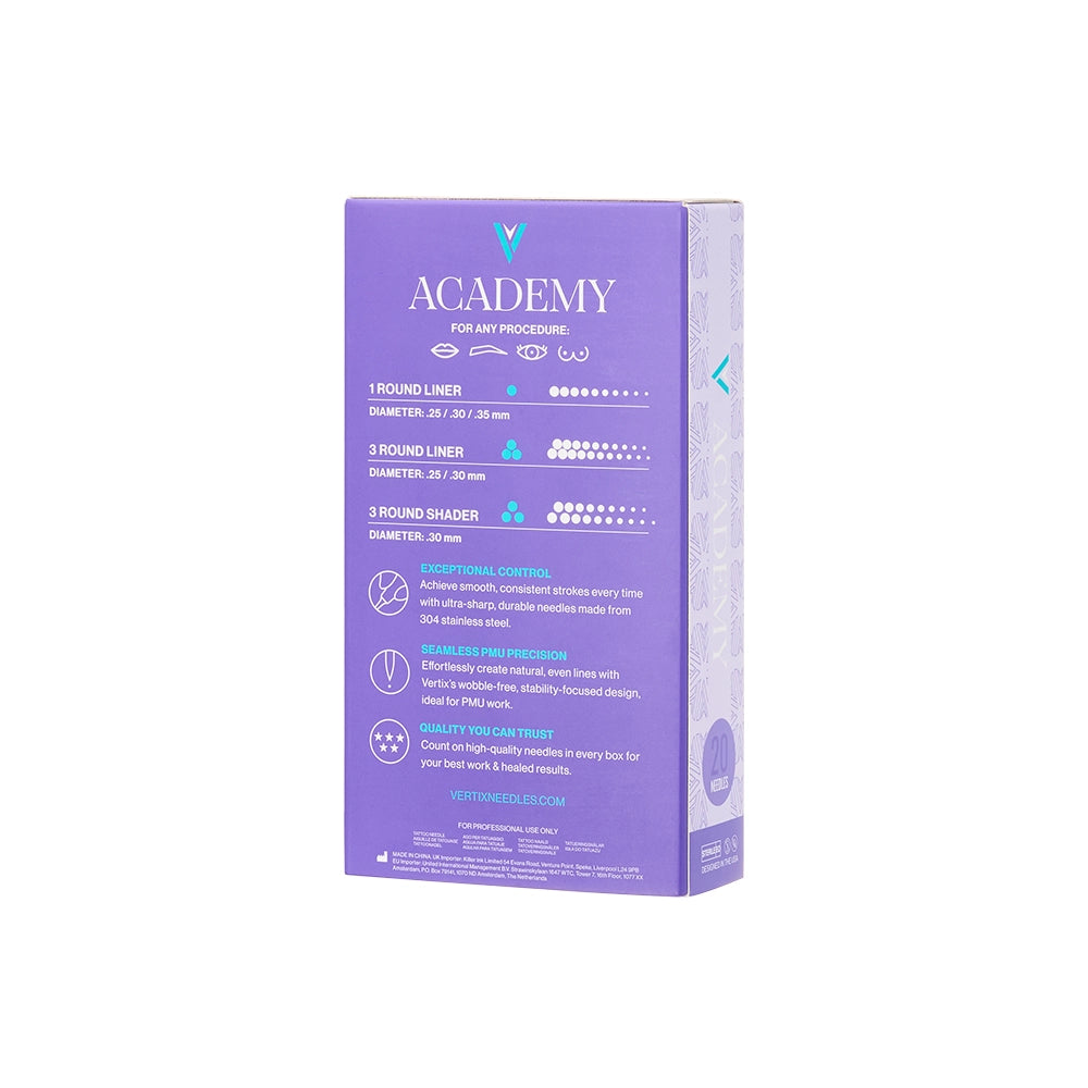 Vertix Academy Needle Cartridges — Box of 20 - Painful Pleasures