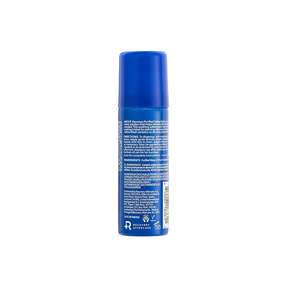 Recovery Purified Saline Wash Solution Spray — 1.5oz — Price Per Can