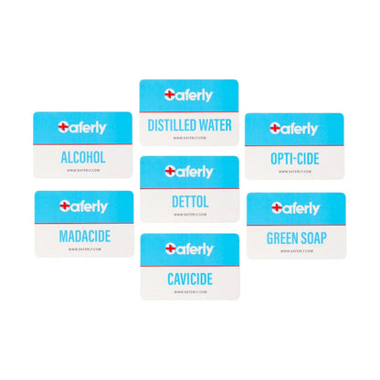 Saferly Bottle Labels — Pack of 5 — Pick Label - Painful Pleasures