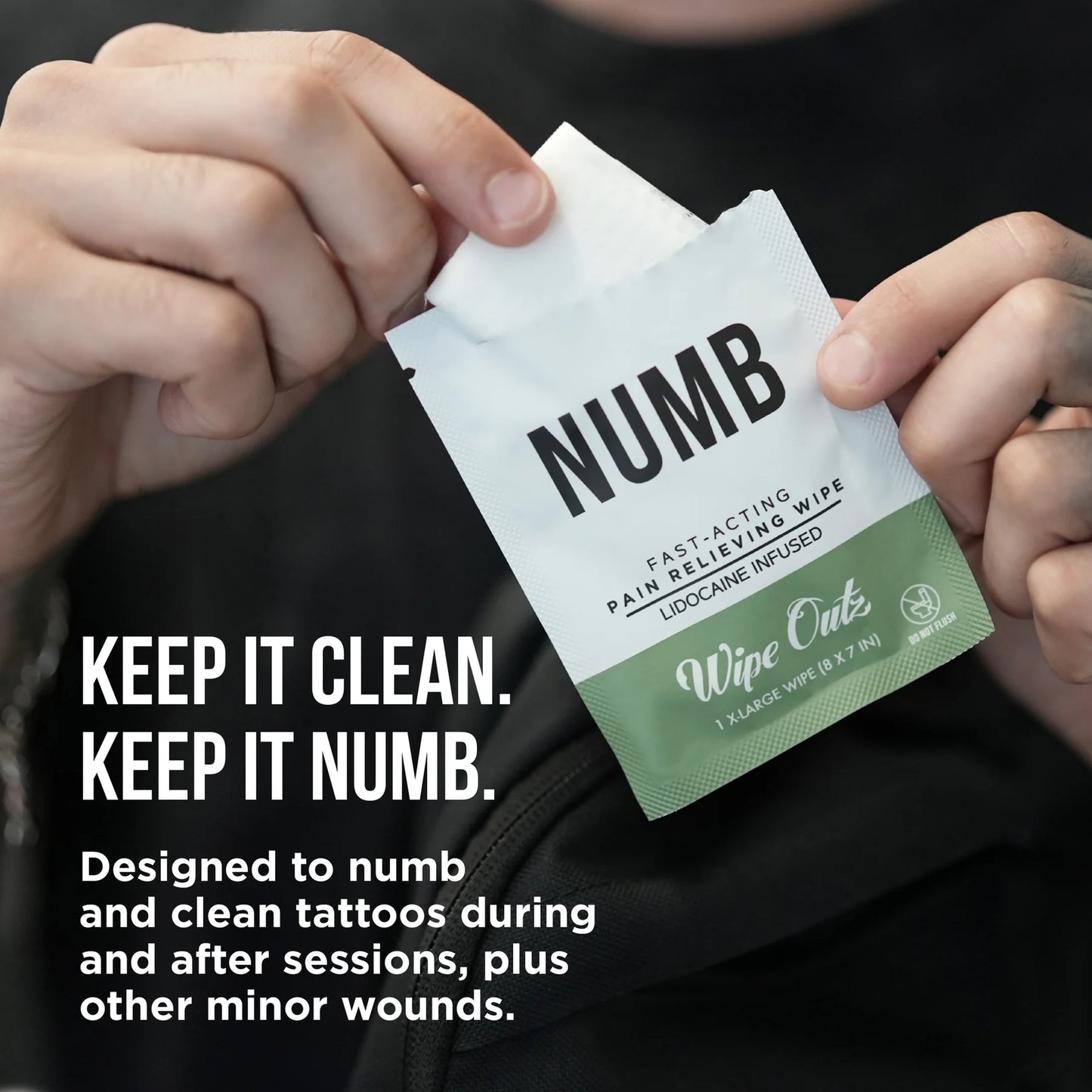 Wipe Outz™ Numbing Tattoo Wipes — Lidocaine Infused - Painful Pleasures