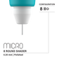 Vertix Micro Microblade - Round Shader Blade - Pack of 10 Microblades - Painful Pleasures