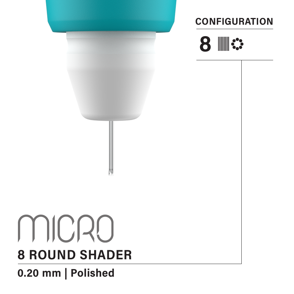 Vertix Micro Microblade - Round Shader Blade - Pack of 10 Microblades - Painful Pleasures