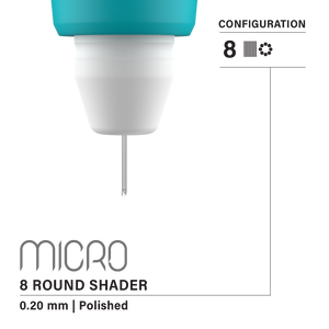 Vertix Micro Microblade - Round Shader Blade - Pack of 10 Microblades - Painful Pleasures