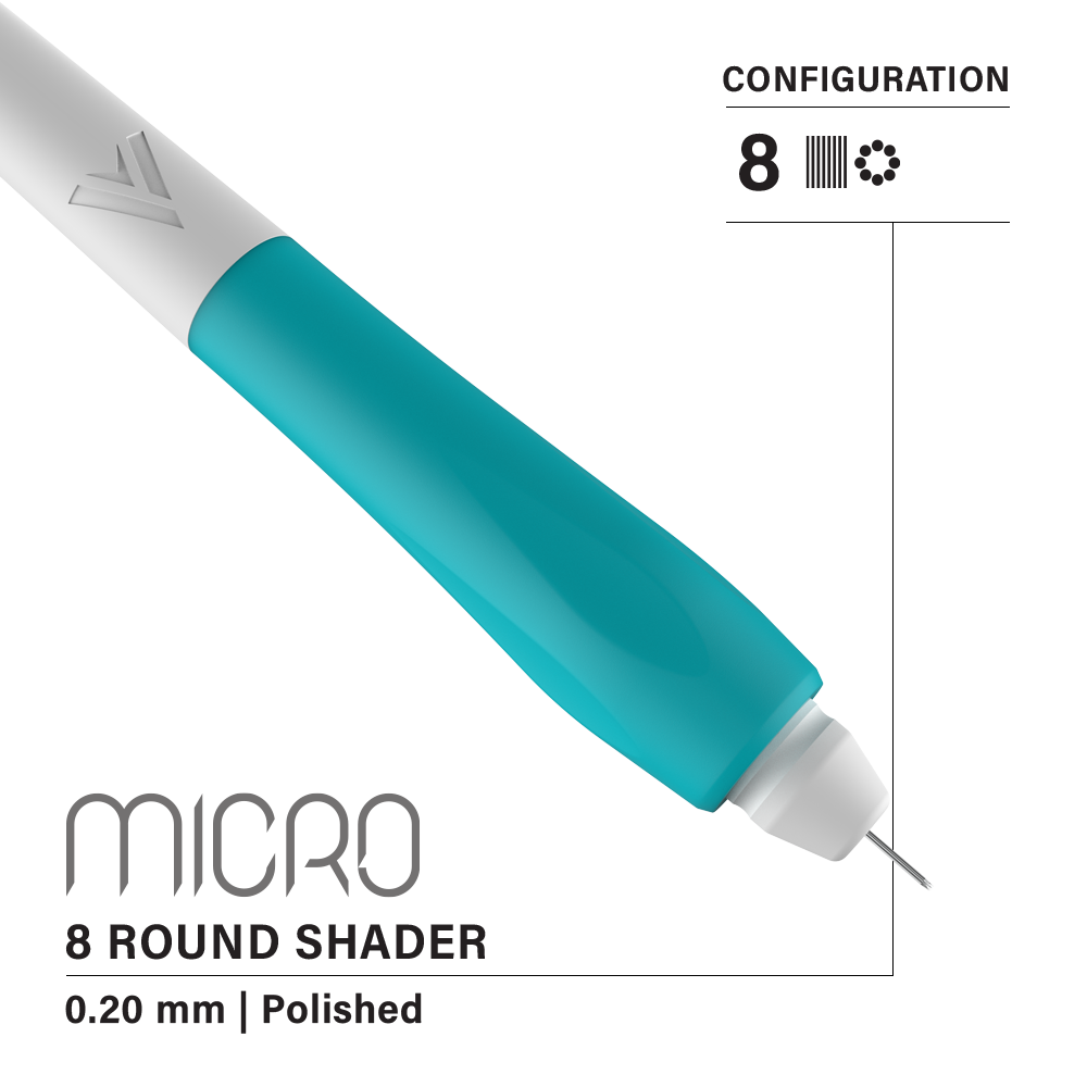 Vertix Micro Microblade - Round Shader Blade - Pack of 10 Microblades - Painful Pleasures