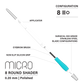 Vertix Micro Microblade - Round Shader Blade - Pack of 10 Microblades - Painful Pleasures