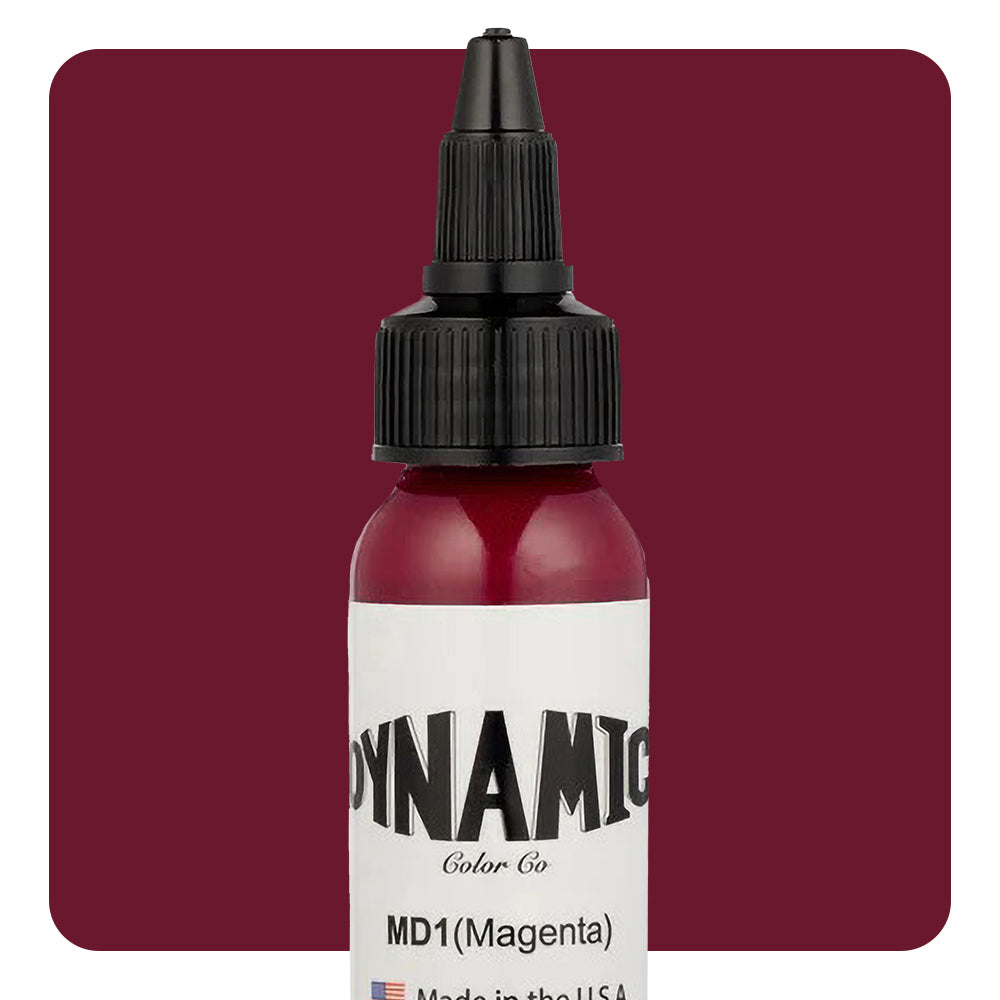 Dynamic Magenta Tattoo Ink - 1oz. Bottle