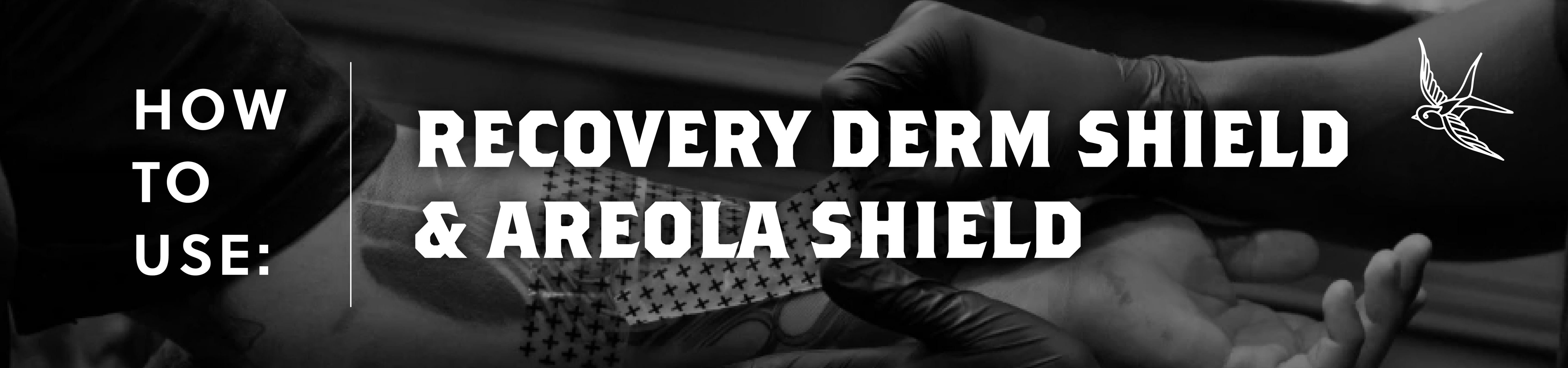 How to use recovery derm shiel and Areola Shiel