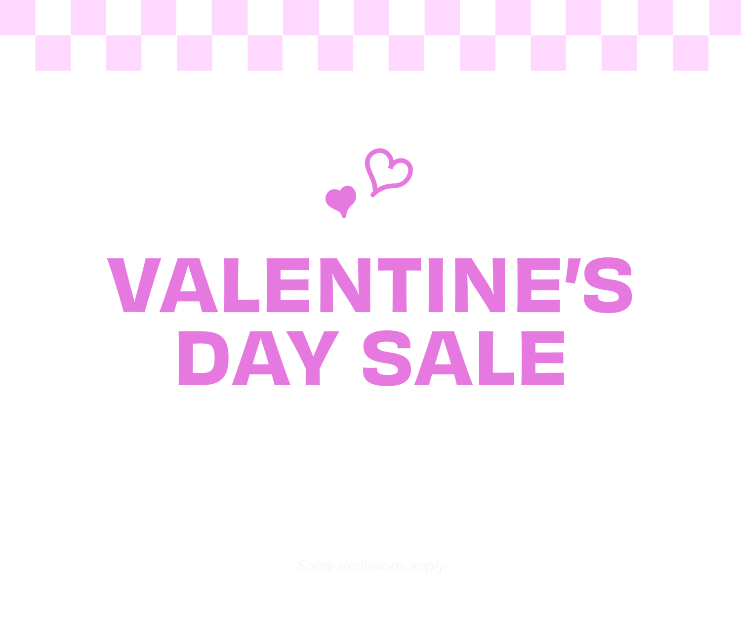 Valentine's day sale