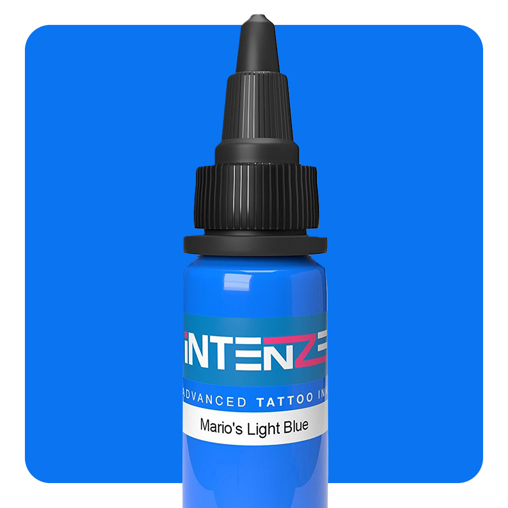 Mario's Light Blue — Intenze Tattoo Ink — Pick Size
