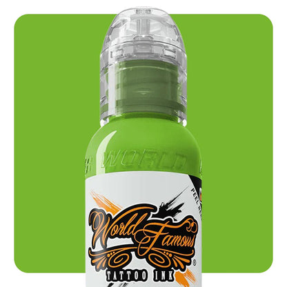 Master Mike Money Frog Green — World Famous Tattoo Ink — Pick Size - Painful Pleasures