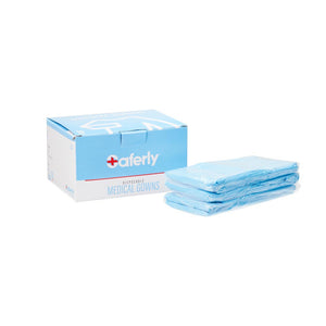 Saferly Disposable Blue Medical Gowns — Box of 10 - Painful Pleasures