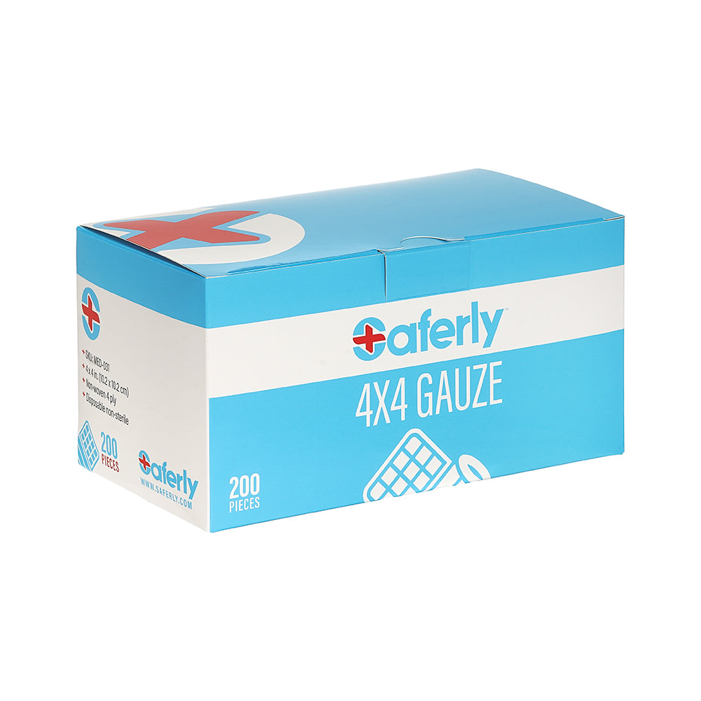Saferly 4"x4" Gauze - Price Per Box of 200