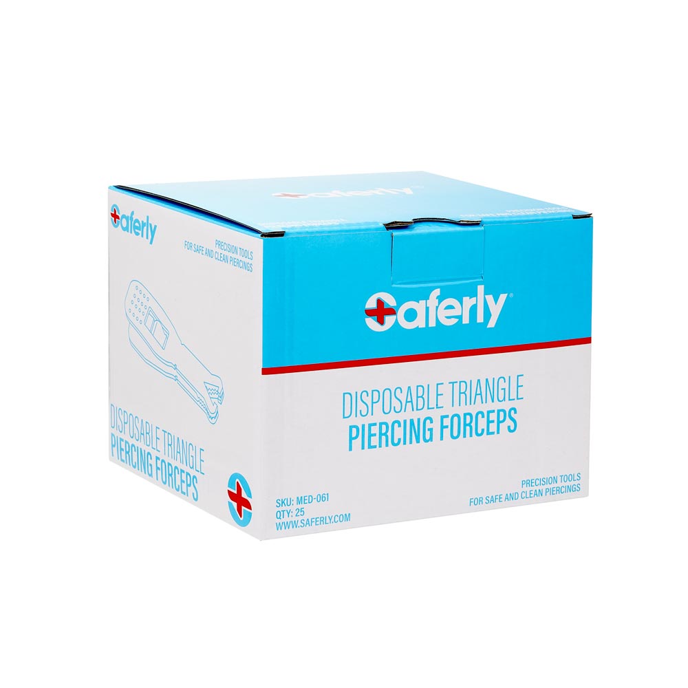 Saferly Triangle Disposable Triangle Piercing Forceps